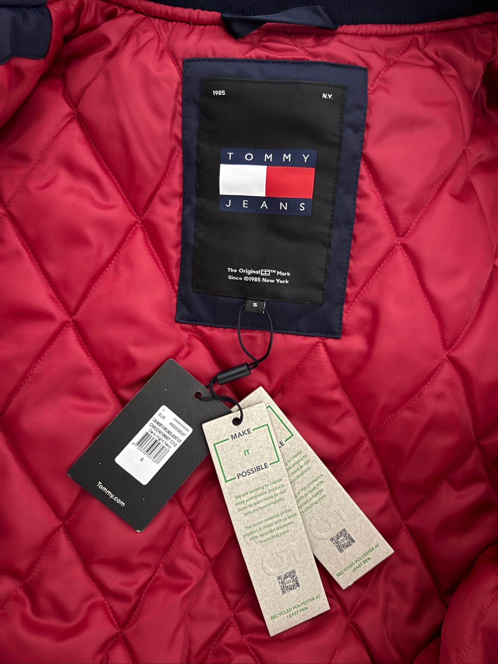 Authentic Tommy Hilfiger bomber jacket new size S – photo 11